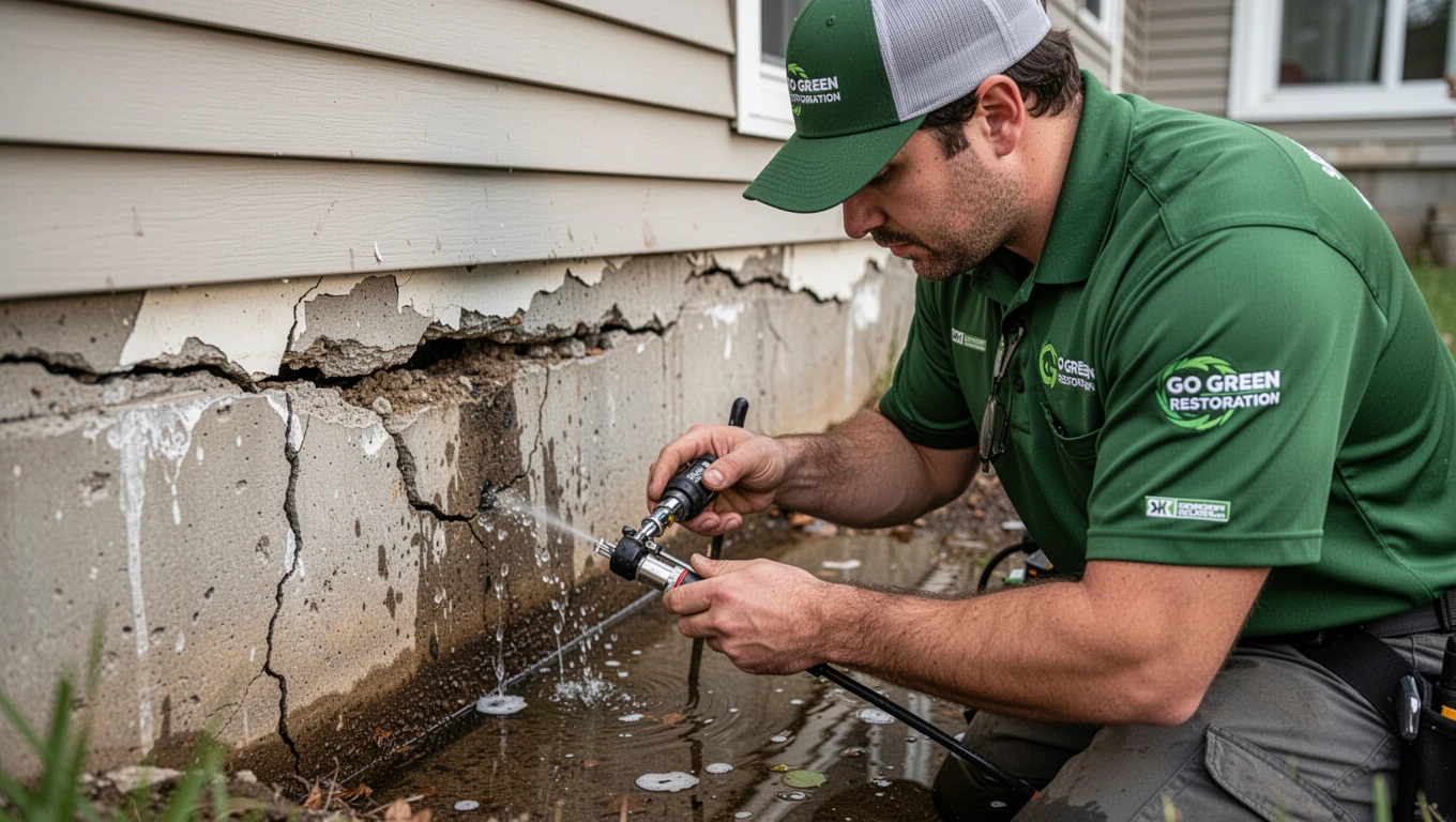 Foundation Water Damage Repair
